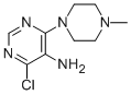 4-Chloro-6-(4-methyl-piperazin-1-yl)pyrimidin-5-ylamine Structure,84762-68-5Structure