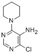 4-Chloro-6-(1-piperidinyl)-5-pyrimidinamine Structure,84762-70-9Structure