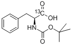 Boc-Phe-OH-1-13C結構式_84771-22-2結構式