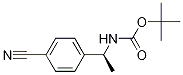 (S)-1-(4-氰基苯基)乙基氨基甲酸叔丁酯結(jié)構(gòu)式_847729-63-9結(jié)構(gòu)式