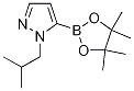 1-(2-甲基丙基)-5-(4,4,5,5-四甲基-1,3,2-二噁硼烷-2-基)-1H-吡唑結(jié)構(gòu)式_847818-75-1結(jié)構(gòu)式