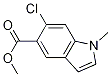 Methyl6-chloro-1-methyl-1h-indole-5-carboxylate Structure,848127-77-5Structure