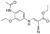 3-[[4-(Acetylamino)-3-Ethoxyphenyl]Amino]-2-Cyano-2-Propenoic acid ethyl ester Structure,848133-74-4Structure