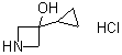 3-Cyclopropylazetidin-3-ol hydrochloride Structure,848192-93-8Structure