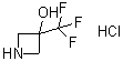 3-(Trifluoromethyl)azetidin-3-ol hydrochloride Structure,848192-96-1Structure