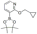 Pyridine, 2-(cyclopropylmethoxy)-3-(4,4,5,5-tetramethyl-1,3,2-dioxaborolan-2-yl)- Structure,848243-26-5Structure