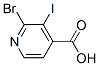 2-Bromo-3-iodo-isonicotinic acid Structure,848243-29-8Structure