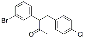 3-(3-Bromophenyl)-4-(4-chlorophenyl)butan-2-one Structure,848310-98-5Structure