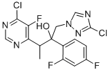 6-氯-α-[(3-氯-1H-1,2,4-噻唑-1-基)甲基]-α-(2,4-二氟苯基)-5-氟-β-甲基-4-嘧啶甲醇結構式_848469-31-8結構式