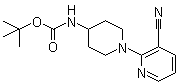 Tert-butyl (1-(3-cyanopyridin-2-yl)piperidin-4-yl)carbamate Structure,848500-02-7Structure