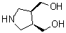 (3R,4s)-rel-3,4-pyrrolidinedimethanol Structure,848616-45-5Structure