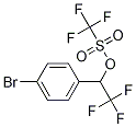 1-(4-Bromophenyl)-2,2,2-trifluoroethyl trifluoromethanesulfonate Structure,84877-48-5Structure