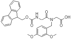 N-[芴甲氧羰基]甘氨酰基-N-[(2,4-二甲氧基苯基)甲基]甘氨酸結(jié)構(gòu)式_848861-65-4結(jié)構(gòu)式