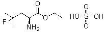 (S)-2-氨基-4-氟-4-甲基戊酸乙酯硫酸鹽結(jié)構(gòu)式_848949-85-9結(jié)構(gòu)式