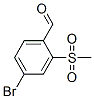 4-Bromo-2-(methylsulfonyl)benzaldehyde Structure,849035-77-4Structure