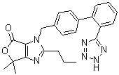 Olmesartan lactone impurity Structure,849206-43-5Structure