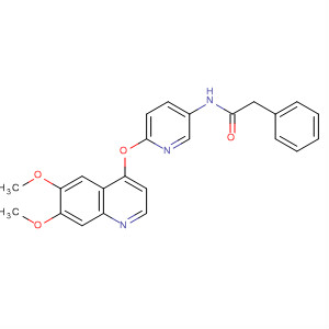 N-(6-{[6,7-bis(methyloxy)quinolin-4-yl]oxy}pyridin-3-yl)-2-phenylacetamide Structure,849218-62-8Structure