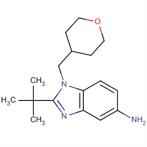 2-Tert-butyl-1-(tetrahydro-2h-pyran-4-ylmethyl)-1h-benzimidazol-5-amine Structure,849351-35-5Structure