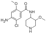 (4-Amino-5-chloro-2-methoxy)-n-(3-methoxy(4-piperidyl))benzamide Structure,84946-16-7Structure