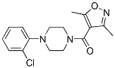 Methanone, [4-(2-chlorophenyl)-1-piperazinyl](3,5-dimethyl-4-isoxazolyl)- Structure,849478-04-2Structure