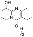 3-Ethyl-6,7,8,9-tetrahydro-9-hydroxy-2-methyl-4h-pyrido[1,2-a]pyrimidin-4-one hydrochloride Structure,849727-64-6Structure