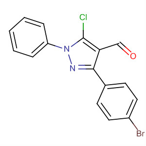 5-Chloro-3-(4-bromophenyl)-1-phenyl-1h-pyrazole-4-carboxaldehyde Structure,849801-80-5Structure