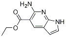 1H-pyrrolo[2,3-b]pyridine-5-carboxylic acid, 6-amino-, ethyl ester Structure,849805-81-8Structure