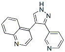 4-[3-(Pyridin-3-yl)-(1H)-pyrazol-4-yl]quinoline Structure,849924-96-5Structure