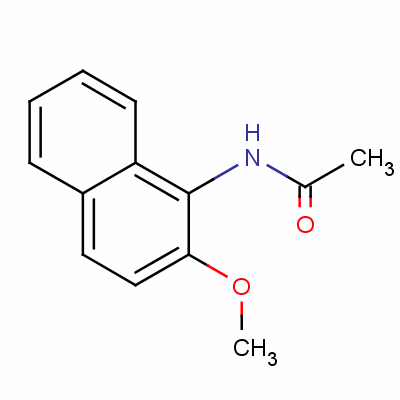 Acetamide,n-(2-methoxy-1-naphthalenyl)- Structure,85-04-1Structure