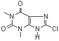 8-氯茶堿結構式_85-18-7結構式