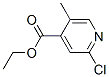 2-Chloro-5-methylpyridine-4-carboxylic acid ethyl ester Structure,850080-86-3Structure