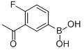 Boronic acid,b-(3-acetyl-4-fluorophenyl)- Structure,850198-68-4Structure