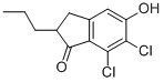 6,7-Dichloro-5-hydroxy-2-propyl-2,3-dihydro-1h-inden-1-one Structure,850331-38-3Structure