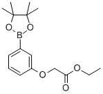 3-(Ethoxycarbonyl)methoxyphenylboronic acid, pinacol ester Structure,850411-07-3Structure