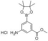 (3-Amino-5-methoxycarbonyl)benzeneboronicacidpinacolesterhydrochloride Structure,850567-50-9Structure