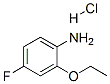 2-乙氧基-4-氟苯胺鹽酸鹽結(jié)構(gòu)式_850568-36-4結(jié)構(gòu)式