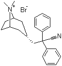 3-(2-Cyano-2,2-diphenylethyl)-8,8-dimethyl-8-azoniabicyclo[3.2.1]octane bromide Structure,850607-58-8Structure