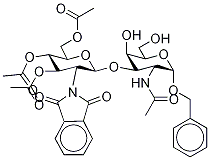 Benzyl 2-(acetylamino)-2-deoxy-3-o-[3,4,6-tri-o-acetyl-2-deoxy-2-phthalimido-β-d-glucopyranosyl]-α-d-galactopyranoside Structure,85069-37-0Structure