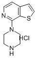 7-Piperazin-1-yl-thieno[2,3-c]pyridine HCl Structure,850734-84-8Structure