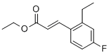 3-(2-Ethyl-4-fluorophenyl)acrylicacidethylester Structure,850793-49-6Structure