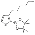 3-Hexylthiophene-2-boronic acid, pinacol ester Structure,850881-09-3Structure