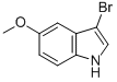 1H-indole, 3-bromo-5-methoxy- Structure,85092-83-7Structure