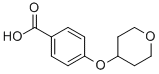 4-(Tetrahydropyran-4-yloxy)benzoic acid Structure,851048-51-6Structure