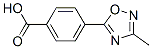 4-(3-Methyl-1,2,4-oxadiazol-5-yl)benzoic acid Structure,851048-56-1Structure