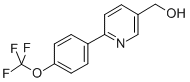 6-[4-(Trifluoromethoxy)phenyl]-3-pyridinemethanol Structure,851069-96-0Structure