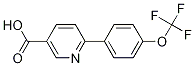 6-[4-(Trifluoromethoxy)phenyl]-3-pyridinecarboxylic acid Structure,851266-74-5Structure