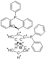 (S)-(-)-[(s)-2-二苯基膦二茂鐵基][2-二苯基膦苯基]甲醇結(jié)構(gòu)式_851308-43-5結(jié)構(gòu)式