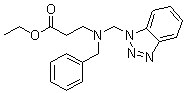 3-(Benzotriazol-1-ylmethylbenzylamino)propionic acid ethyl ester Structure,851314-54-0Structure