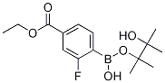 4-Ethoxycarbonyl-2-fluorophenylboronic acid,pinacol ester Structure,851334-92-4Structure