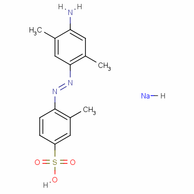 6-((4-氨基-2,5-二甲苯基)氮雜)甲苯-3-磺酸鈉結(jié)構(gòu)式_85135-89-3結(jié)構(gòu)式